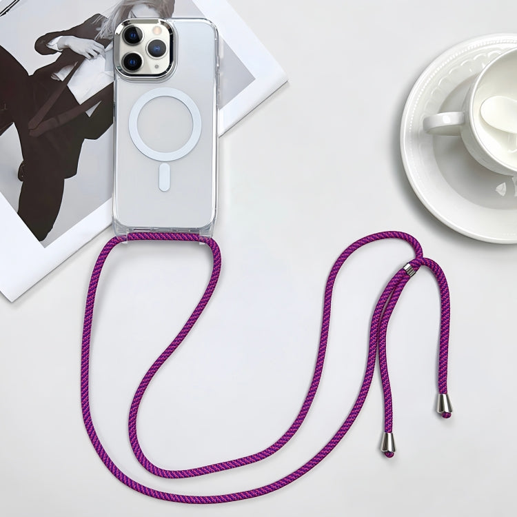 MagSafe Magnetic PC + TPU Phone Case with Lanyard, For iPhone 13 Pro, For iPhone 13, For iPhone 12, For iPhone 12 Pro Max, For iPhone 12 Pro, For iPhone 11 Pro Max, For iPhone 11