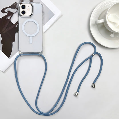 MagSafe Magnetic PC + TPU Phone Case with Lanyard, For iPhone 13 Pro, For iPhone 13, For iPhone 12, For iPhone 12 Pro Max, For iPhone 12 Pro, For iPhone 11 Pro Max, For iPhone 11