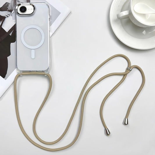 MagSafe Magnetic PC + TPU Phone Case with Lanyard, For iPhone 17e / 16e, For iPhone 17 Pro Max, For iPhone 17 Pro, For iPhone 17, For iPhone Air, For iPhone 16 Pro Max, For iPhone 16 Pro, For iPhone 16 Plus, For iPhone 16