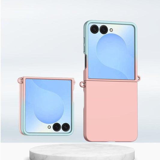 Gradient Color Skin Feel PC Full Coverage Shockproof Phone Case, For Galaxy Z Flip8 5G, For Samsung Galaxy Z Flip5, For Samsung Galaxy Z Flip4, For Samsung Galaxy Z Flip3
