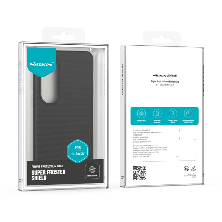NILLKIN Frosted PC Phone Case, For OnePlus Ace 3V