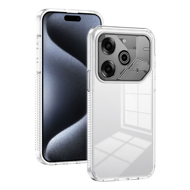 Anti-slip Clear Acrylic Hybrid TPU Phone Case, For Tecno Spark Go 1, For Tecno Camon 30 Pro 5G, For Tecno Camon 30 Premier, For Tecno Pova 6 Pro, For Tecno Spark 20 Pro+, For Tecno Spark Go 2024 / Spark 20 / Pop 8, For Tecno Camon 20 Pro 5G            ...
