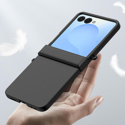Three Parts Gradient Color Skin Feel PC Full Coverage Shockproof Phone Case, For Galaxy Z Flip8 5G, For Samsung Galaxy Z Flip5