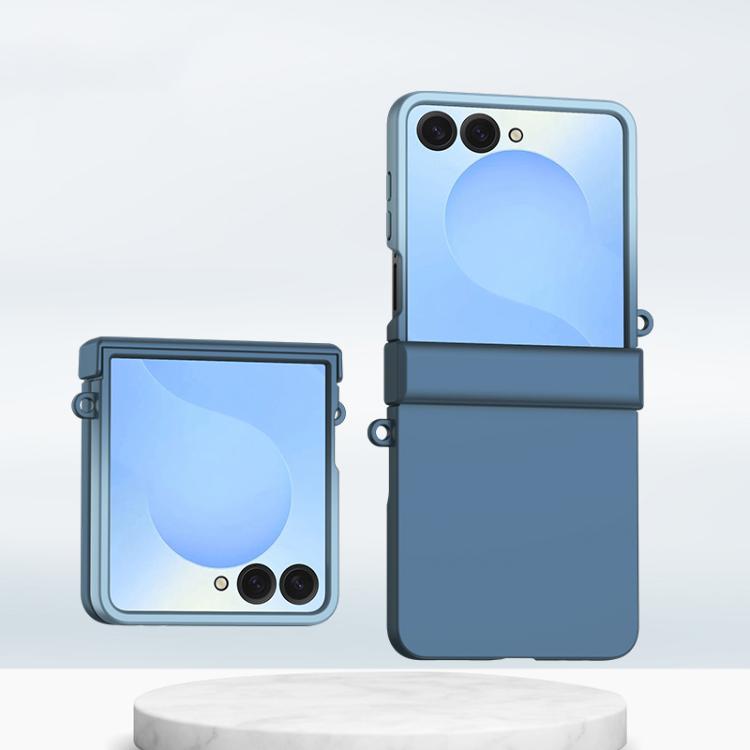 Three Parts Gradient Color Skin Feel PC Full Coverage Shockproof Phone Case, For Galaxy Z Flip8 5G, For Samsung Galaxy Z Flip5