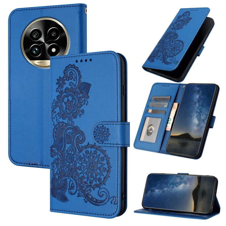 Datura Flower Embossed Flip Leather Phone Case, For Realme C71 India, For Realme 15 5G / 15 Pro 5G, For Realme GT 7 India, For Realme 14 / P3 5G Global, For Realme P3 Ultra 5G, For Realme P3 Pro, For Realme 14 Pro+, For Realme 14 Pro                   ...