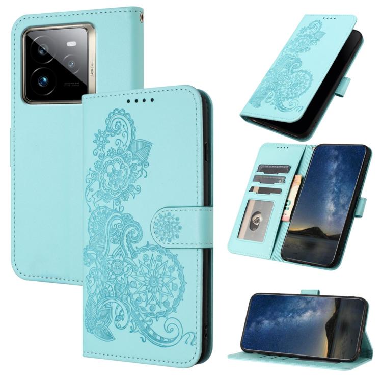 Datura Flower Embossed Flip Leather Phone Case, For Realme C71 India, For Realme 15 5G / 15 Pro 5G, For Realme GT 7 India, For Realme 14 / P3 5G Global, For Realme P3 Ultra 5G, For Realme P3 Pro, For Realme 14 Pro+, For Realme 14 Pro                   ...