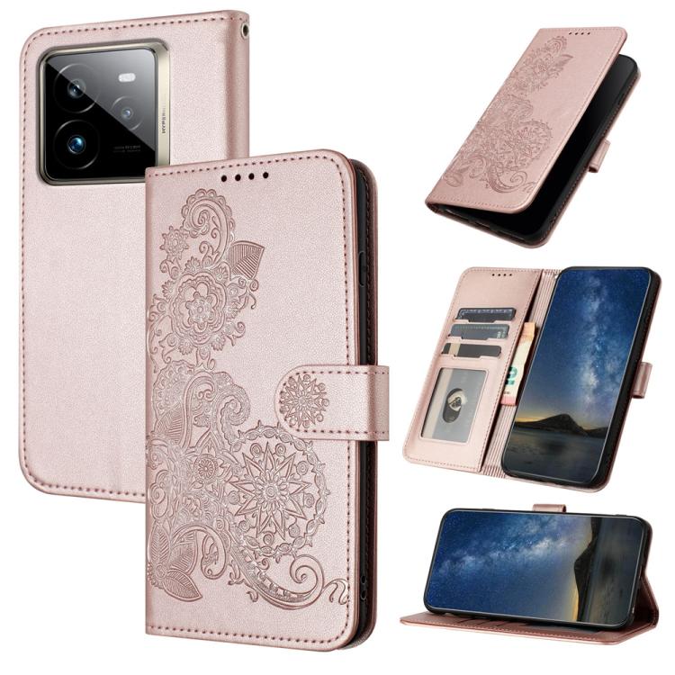 Datura Flower Embossed Flip Leather Phone Case, For Realme C71 India, For Realme 15 5G / 15 Pro 5G, For Realme GT 7 India, For Realme 14 / P3 5G Global, For Realme P3 Ultra 5G, For Realme P3 Pro, For Realme 14 Pro+, For Realme 14 Pro                   ...