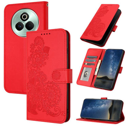 Datura Flower Embossed Flip Leather Phone Case, For Realme C71 India, For Realme 15 5G / 15 Pro 5G, For Realme GT 7 India, For Realme 14 / P3 5G Global, For Realme P3 Ultra 5G, For Realme P3 Pro, For Realme 14 Pro+, For Realme 14 Pro                   ...