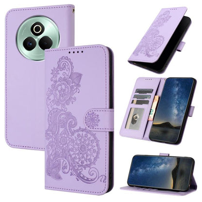 Datura Flower Embossed Flip Leather Phone Case, For Realme C71 India, For Realme 15 5G / 15 Pro 5G, For Realme GT 7 India, For Realme 14 / P3 5G Global, For Realme P3 Ultra 5G, For Realme P3 Pro, For Realme 14 Pro+, For Realme 14 Pro                   ...
