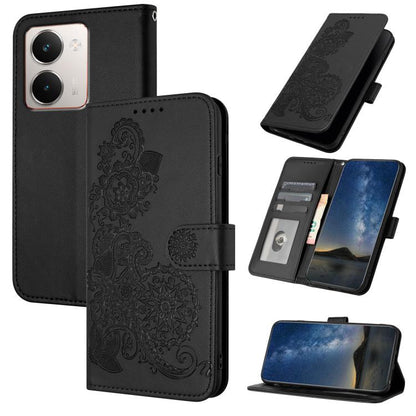 Datura Flower Embossed Flip Leather Phone Case, For Realme C71 India, For Realme 15 5G / 15 Pro 5G, For Realme GT 7 India, For Realme 14 / P3 5G Global, For Realme P3 Ultra 5G, For Realme P3 Pro, For Realme 14 Pro+, For Realme 14 Pro                   ...