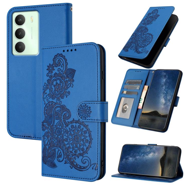 Datura Flower Embossed Flip Leather Phone Case, For Realme C71 India, For Realme 15 5G / 15 Pro 5G, For Realme GT 7 India, For Realme 14 / P3 5G Global, For Realme P3 Ultra 5G, For Realme P3 Pro, For Realme 14 Pro+, For Realme 14 Pro                   ...