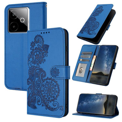 Datura Flower Embossed Flip Leather Phone Case, For Realme C71 India, For Realme 15 5G / 15 Pro 5G, For Realme GT 7 India, For Realme 14 / P3 5G Global, For Realme P3 Ultra 5G, For Realme P3 Pro, For Realme 14 Pro+, For Realme 14 Pro                   ...