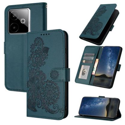 Datura Flower Embossed Flip Leather Phone Case, For Realme C71 India, For Realme 15 5G / 15 Pro 5G, For Realme GT 7 India, For Realme 14 / P3 5G Global, For Realme P3 Ultra 5G, For Realme P3 Pro, For Realme 14 Pro+, For Realme 14 Pro                   ...