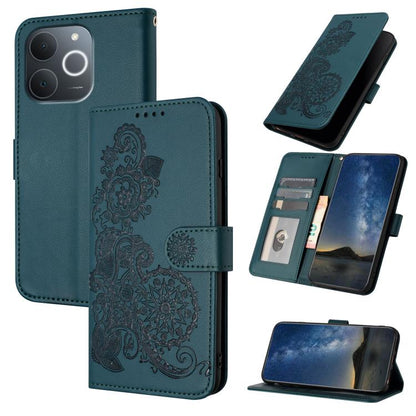 Datura Flower Embossed Flip Leather Phone Case, For Realme C71 India, For Realme 15 5G / 15 Pro 5G, For Realme GT 7 India, For Realme 14 / P3 5G Global, For Realme P3 Ultra 5G, For Realme P3 Pro, For Realme 14 Pro+, For Realme 14 Pro                   ...