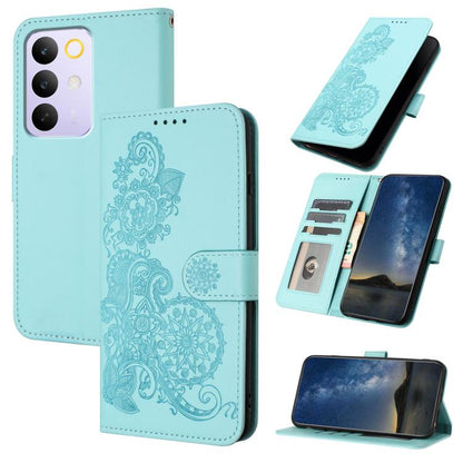 Datura Flower Embossed Flip Leather Phone Case, For Realme 16T 5G, For Realme C100 4G, For Realme P4 Power 5G, For Realme Note 80 4G, For Realme Neo8 5G, For Realme 16 5G, For Realme 16 Pro+ 5G Global, For Realme 16 Pro 5G Global                       ...