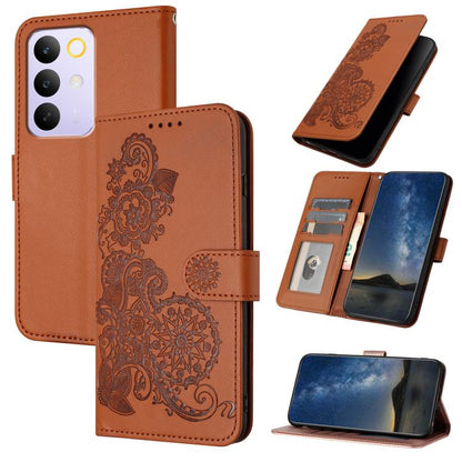 Datura Flower Embossed Flip Leather Phone Case, For Realme 16T 5G, For Realme C100 4G, For Realme P4 Power 5G, For Realme Note 80 4G, For Realme Neo8 5G, For Realme 16 5G, For Realme 16 Pro+ 5G Global, For Realme 16 Pro 5G Global                       ...