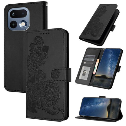 Datura Flower Embossed Flip Leather Phone Case, For Realme 16T 5G, For Realme C100 4G, For Realme P4 Power 5G, For Realme Note 80 4G, For Realme Neo8 5G, For Realme 16 5G, For Realme 16 Pro+ 5G Global, For Realme 16 Pro 5G Global                       ...