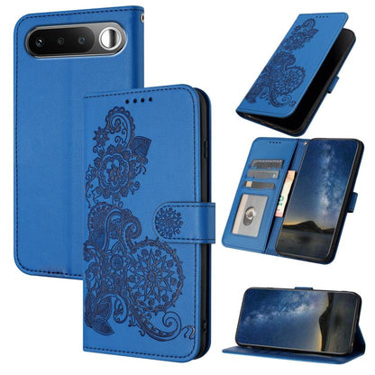 Datura Flower Embossed Flip Leather Phone Case, For Realme 16T 5G, For Realme C100 4G, For Realme P4 Power 5G, For Realme Note 80 4G, For Realme Neo8 5G, For Realme 16 5G, For Realme 16 Pro+ 5G Global, For Realme 16 Pro 5G Global                       ...