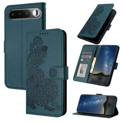 Datura Flower Embossed Flip Leather Phone Case, For Realme 16T 5G, For Realme C100 4G, For Realme P4 Power 5G, For Realme Note 80 4G, For Realme Neo8 5G, For Realme 16 5G, For Realme 16 Pro+ 5G Global, For Realme 16 Pro 5G Global                       ...