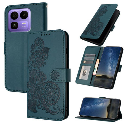 Datura Flower Embossed Flip Leather Phone Case, For Realme 16T 5G, For Realme C100 4G, For Realme P4 Power 5G, For Realme Note 80 4G, For Realme Neo8 5G, For Realme 16 5G, For Realme 16 Pro+ 5G Global, For Realme 16 Pro 5G Global                       ...