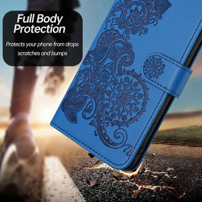 Datura Flower Embossed Flip Leather Phone Case, For Realme 16T 5G, For Realme C100 4G, For Realme P4 Power 5G, For Realme Note 80 4G, For Realme Neo8 5G, For Realme 16 5G, For Realme 16 Pro+ 5G Global, For Realme 16 Pro 5G Global                       ...