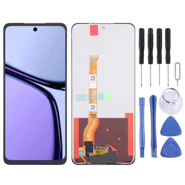 Écran LCD OEM avec assemblage complet numériseur, pour Realme 14x Inde, pour Realme 14x RMX5020, pour Realme C65 5G, pour Realme V60 / V60s, pour Realme N65 5G, pour Realme Narzo N65 5G, pour Realme 12 Lite 4G, pour Realme 12x 5G, pour Realme 12 5G