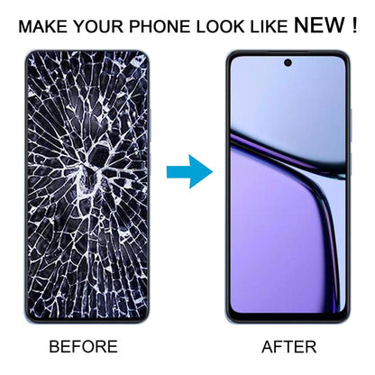 OEM LCD Screen with Digitizer Full Assembly, For Realme 14x India, For Realme 14x RMX5020, For Realme C65 5G, For Realme V60 / V60s, For Realme N65 5G, For Realme Narzo N65 5G, For Realme 12 Lite 4G, For Realme 12x 5G, For Realme 12 5G                 ...