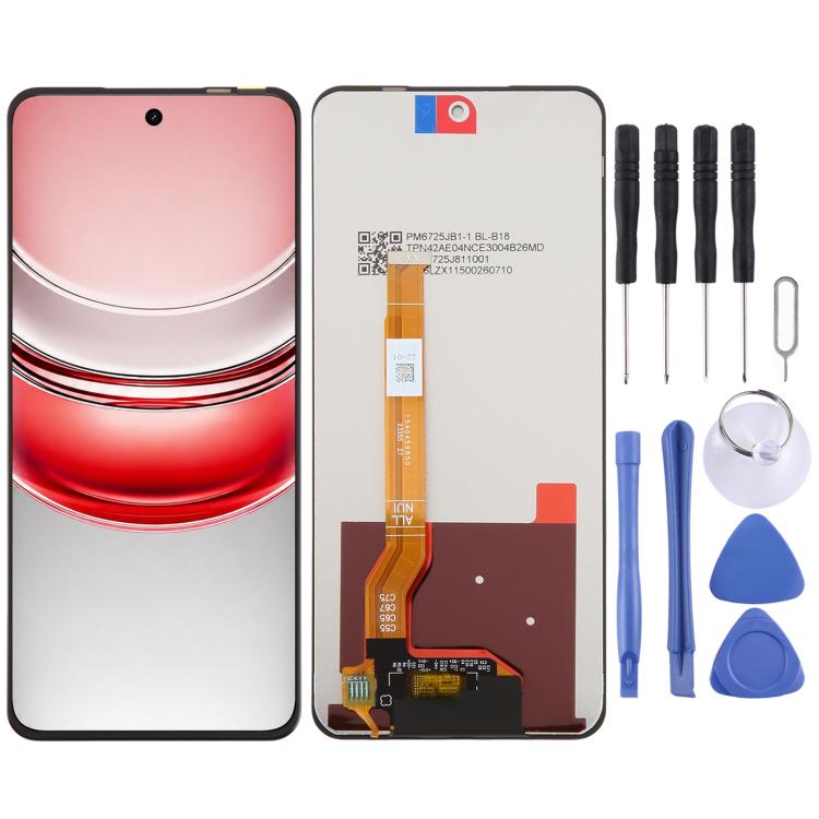Écran LCD OEM avec assemblage complet numériseur, pour Realme 14x Inde, pour Realme 14x RMX5020, pour Realme C65 5G, pour Realme V60 / V60s, pour Realme N65 5G, pour Realme Narzo N65 5G, pour Realme 12 Lite 4G, pour Realme 12x 5G, pour Realme 12 5G