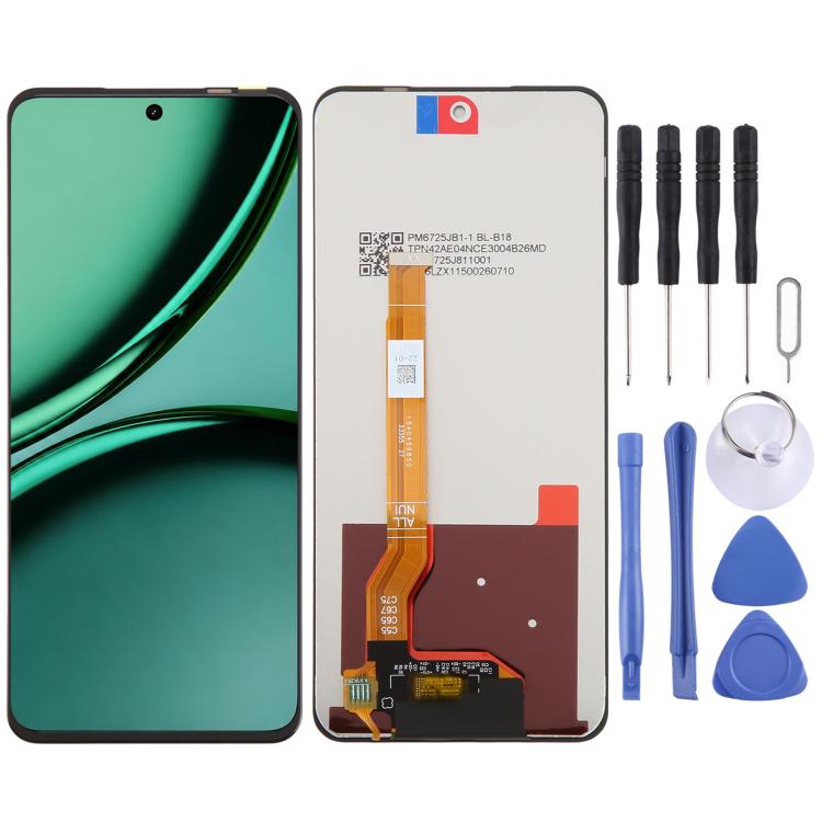 Écran LCD OEM avec assemblage complet numériseur, pour Realme 14x Inde, pour Realme 14x RMX5020, pour Realme C65 5G, pour Realme V60 / V60s, pour Realme N65 5G, pour Realme Narzo N65 5G, pour Realme 12 Lite 4G, pour Realme 12x 5G, pour Realme 12 5G