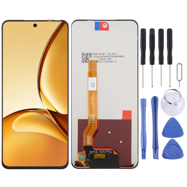 Écran LCD OEM avec assemblage complet numériseur, pour Realme 14x Inde, pour Realme 14x RMX5020, pour Realme C65 5G, pour Realme V60 / V60s, pour Realme N65 5G, pour Realme Narzo N65 5G, pour Realme 12 Lite 4G, pour Realme 12x 5G, pour Realme 12 5G