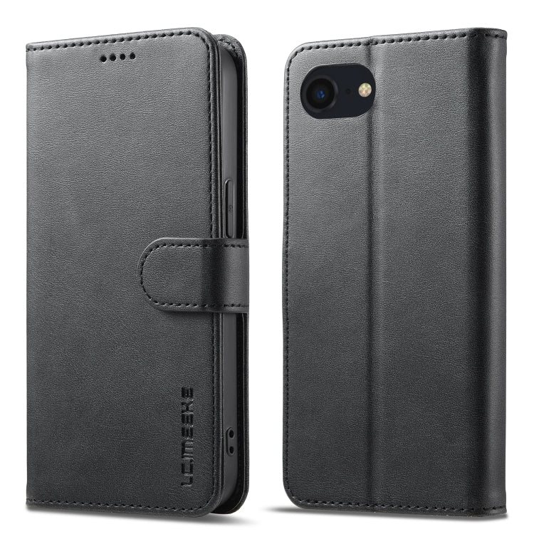 LC.IMEEKE Calf Texture Horizontal Flip Leather Case, For iPhone 16e / 17e, For iPhone 17 Pro Max, For iPhone 17 Pro, For iPhone 17, For iPhone Air, For iPhone 16 Pro Max