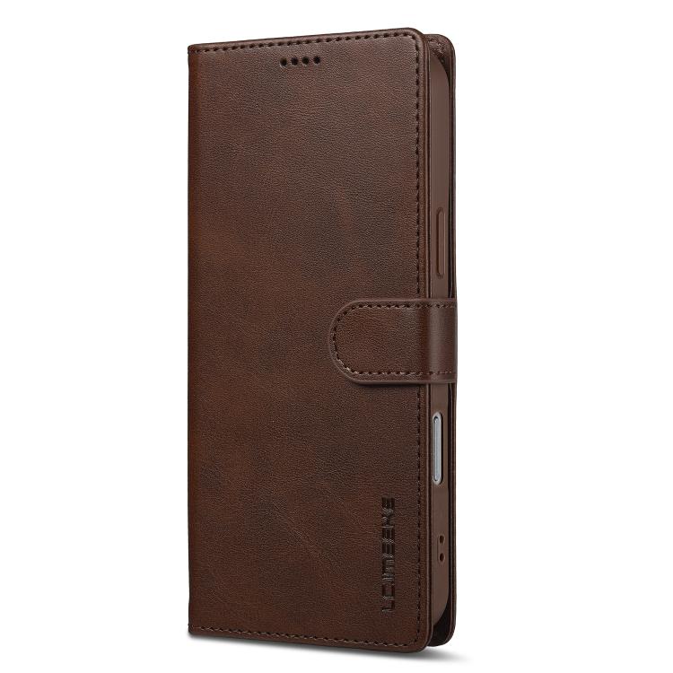 LC.IMEEKE Calf Texture Horizontal Flip Leather Case, For iPhone 18 Pro / 17 Pro, For iPhone 18 Pro Max / 17 Pro Max, For iPhone 16e / 17e, For iPhone 17, For iPhone Air, For iPhone 16 Pro Max