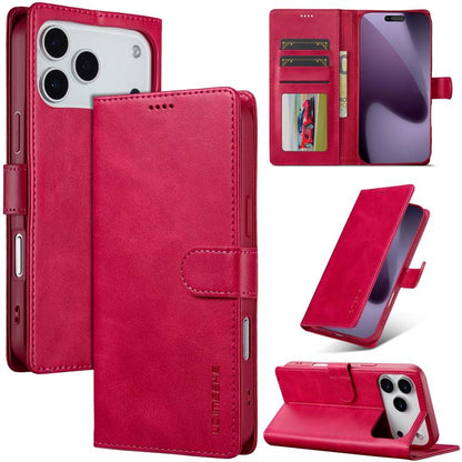 LC.IMEEKE Calf Texture Horizontal Flip Leather Case, For iPhone 16e / 17e, For iPhone 17 Pro Max, For iPhone 17 Pro, For iPhone 17, For iPhone Air, For iPhone 16 Pro Max