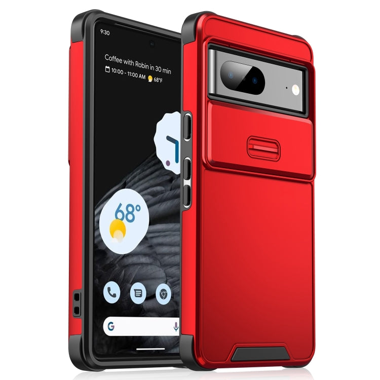 Sliding Camshield TPU + PC Phone Case, For Google Pixel 9a, For Google Pixel 9 Pro XL, For Google Pixel 9 / 9 Pro, For Google Pixel 8a, For Google Pixel 8 Pro, For Google Pixel 7 Pro, For Google Pixel 7, For Google Pixel 6a