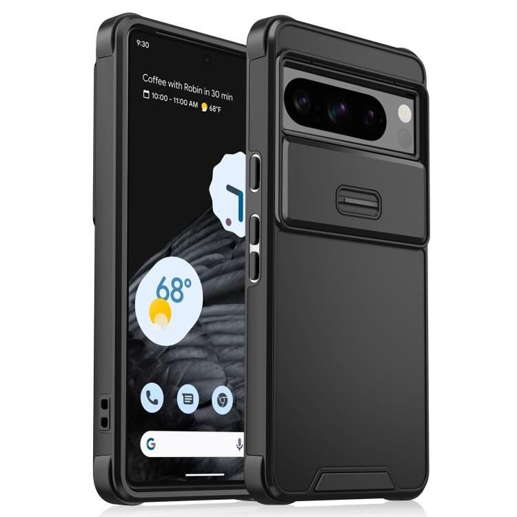 Sliding Camshield TPU + PC Phone Case, For Google Pixel 9a, For Google Pixel 9 Pro XL, For Google Pixel 9 / 9 Pro, For Google Pixel 8a, For Google Pixel 8 Pro, For Google Pixel 7 Pro, For Google Pixel 7, For Google Pixel 6a