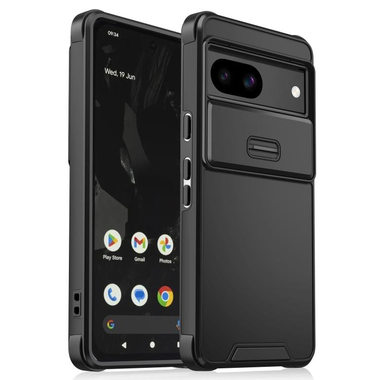 Sliding Camshield TPU + PC Phone Case, For Google Pixel 9a, For Google Pixel 9 Pro XL, For Google Pixel 9 / 9 Pro, For Google Pixel 8a, For Google Pixel 8 Pro, For Google Pixel 7 Pro, For Google Pixel 7, For Google Pixel 6a