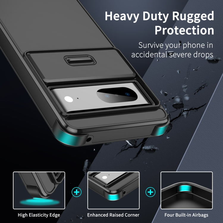 Sliding Camshield TPU + PC Phone Case, For Google Pixel 9a, For Google Pixel 9 Pro XL, For Google Pixel 9 / 9 Pro, For Google Pixel 8a, For Google Pixel 8 Pro, For Google Pixel 7 Pro, For Google Pixel 7, For Google Pixel 6a