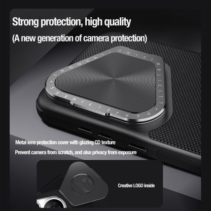 NILLKIN Textured Prop Lens Protection Holder Nylon Phone Case, For Huawei Pura 70 Pro/70 Pro+