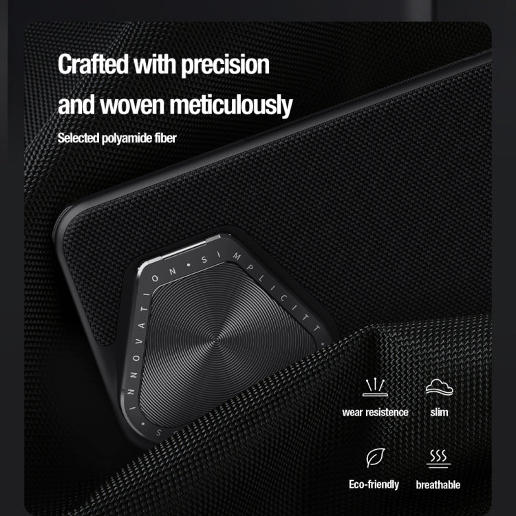 NILLKIN Textured Prop Magnetic Lens Protection Holder Nylon Phone Case, For Huawei Pura 70 Pro/70 Pro+
