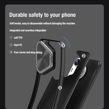 NILLKIN Textured Prop Magnetic Lens Protection Holder Nylon Phone Case, For Huawei Pura 70 Pro/70 Pro+