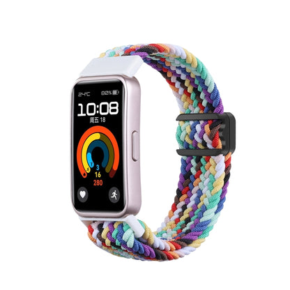 xDfind Magnetic Buckle Nylon Braid Watch Band, For Huawei Band 10 / 9 / 8