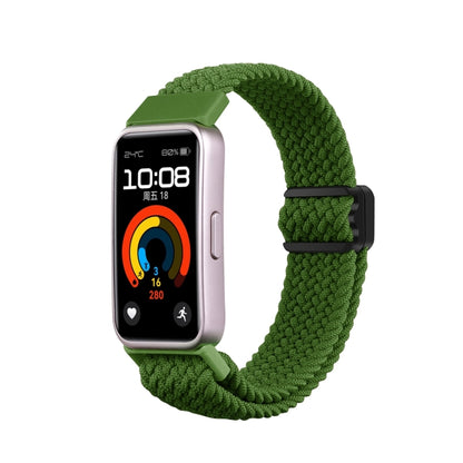 xDfind Magnetic Buckle Nylon Braid Watch Band, For Huawei Band 10 / 9 / 8