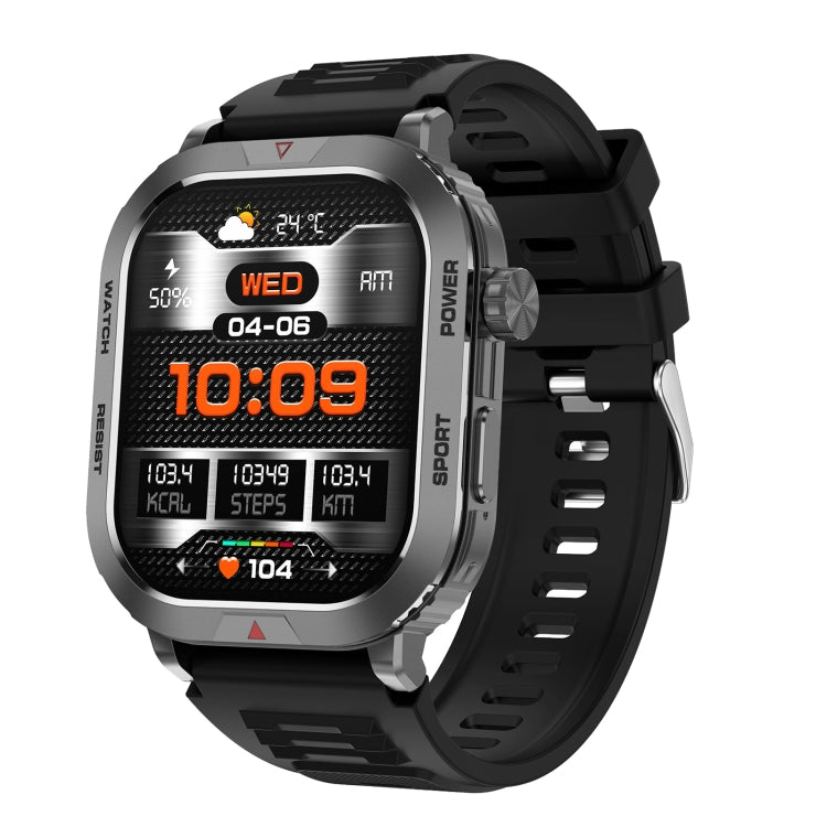 ZW66 2.01 inch BT5.1 Fitness Wellness Smart Watch, Support Bluetooth Call / Sleep / Blood Oxygen / Heart Rate / Blood Pressure Health Monitor