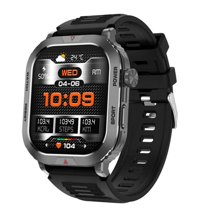 ZW66 2.01 inch BT5.1 Fitness Wellness Smart Watch, Support Bluetooth Call / Sleep / Blood Oxygen / Heart Rate / Blood Pressure Health Monitor