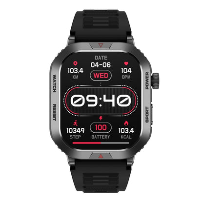ZW66 2.01 inch BT5.1 Fitness Wellness Smart Watch, Support Bluetooth Call / Sleep / Blood Oxygen / Heart Rate / Blood Pressure Health Monitor