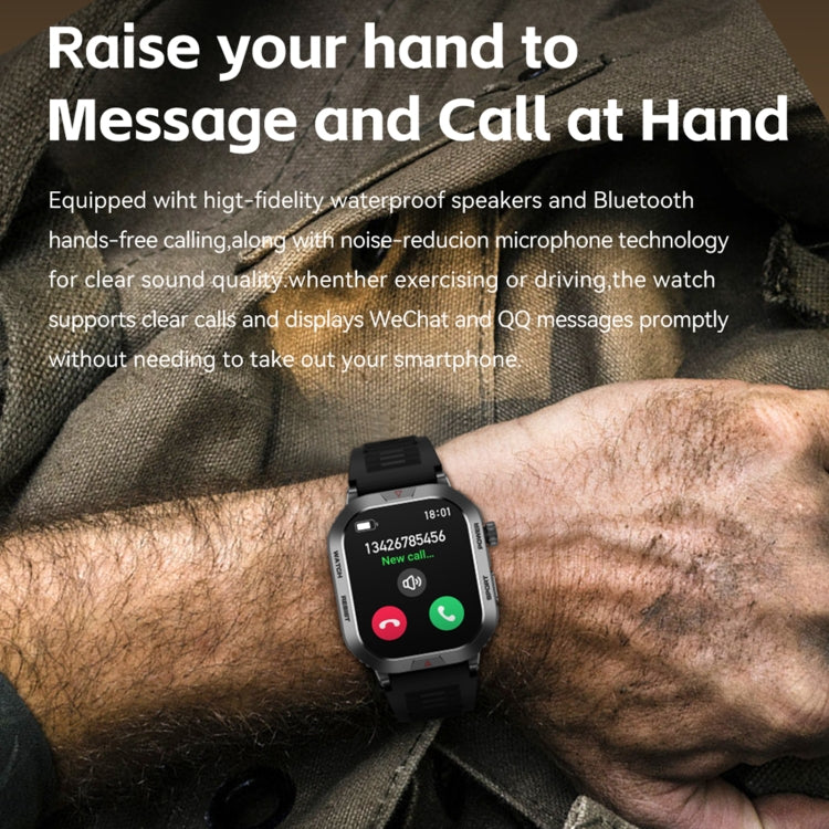 ZW66 2.01 inch BT5.1 Fitness Wellness Smart Watch, Support Bluetooth Call / Sleep / Blood Oxygen / Heart Rate / Blood Pressure Health Monitor