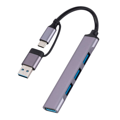 809-A 6 in 1 USB+Type-C to USB Multifunctional Docking Station HUB Adapter, 809-A