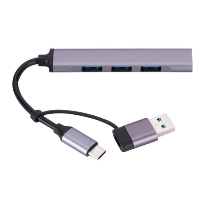 809-A 6 in 1 USB+Type-C to USB Multifunctional Docking Station HUB Adapter, 809-A