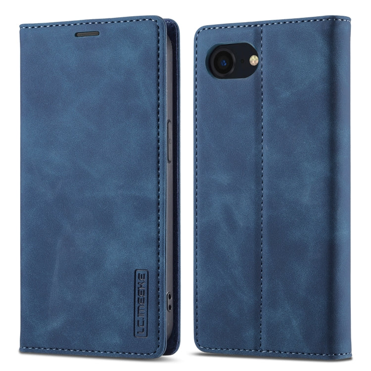 LC.IMEEKE Strong Magnetism Microfiber Leather Phone Case, For iPhone 17e / 16e, For iPhone 17 Pro Max, For iPhone 17 Pro, For iPhone 17, For iPhone Air, For iPhone 16 Pro Max, For iPhone 16 Pro, For iPhone 16 Plus, For iPhone 16