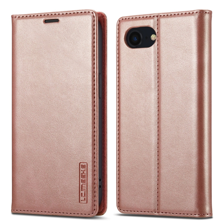LC.IMEEKE Strong Magnetism Microfiber Leather Phone Case, For iPhone 17e / 16e, For iPhone 17 Pro Max, For iPhone 17 Pro, For iPhone 17, For iPhone Air, For iPhone 16 Pro Max, For iPhone 16 Pro, For iPhone 16 Plus, For iPhone 16